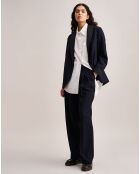 Veste blazer oversize Verdi bleu marine