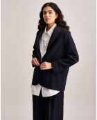 Veste blazer oversize Verdi bleu marine