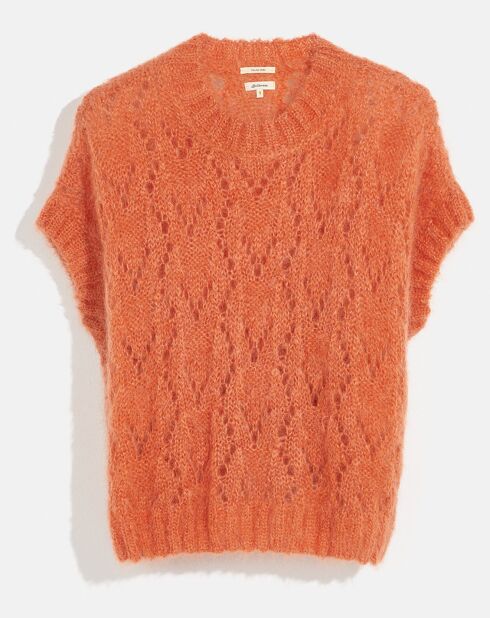 Pull en Mohair mélangée Abe orange