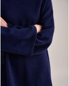 Robe en Laine & Coton Gadoby bleu marine