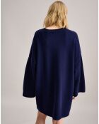 Robe en Laine & Coton Gadoby bleu marine