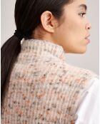 Pull sans manches en Laine & Alpaga mélangés Lattem multicolore