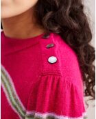 Pull en Laine mélangée Diout rayé rose
