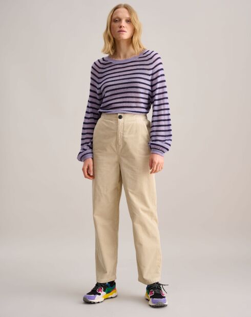 Pantalon en Velours côtelé Pasop rice