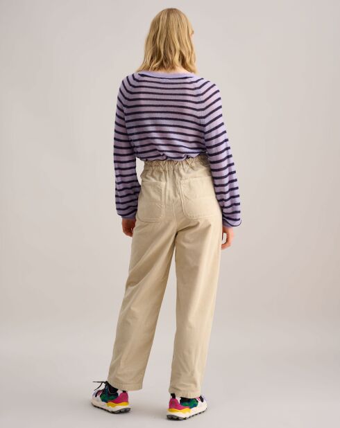 Pantalon en Velours côtelé Pasop rice