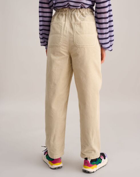 Pantalon en Velours côtelé Pasop rice