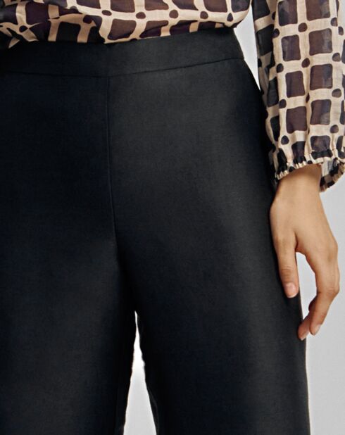 Pantalon en Lin mélangé Pristar noir