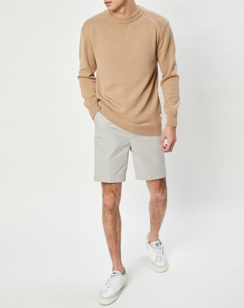 Bermuda en Coton Joel gris perle