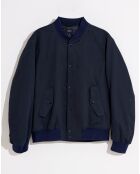 Veste bombers en Coton Campbell marine