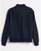 Veste bombers en Coton Campbell marine