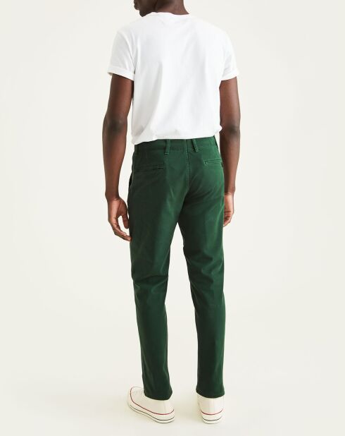 Pantalon slim Smart 360 Flex Alpha vert foncé