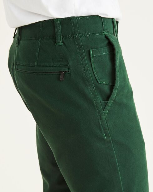 Pantalon slim Smart 360 Flex Alpha vert foncé