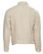 Veste 100% Lin Trucker beige clair