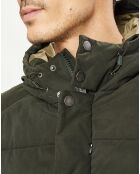 Doudoune  Micro Twill Barn Puffer kaki foncé