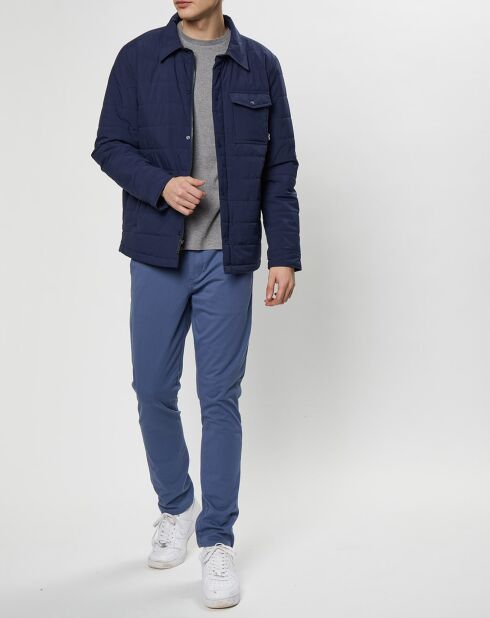 Veste Ltwt Padded Recycled Street bleu marine