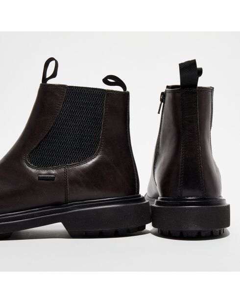 Chelsea boots en Cuir Faloria noires
