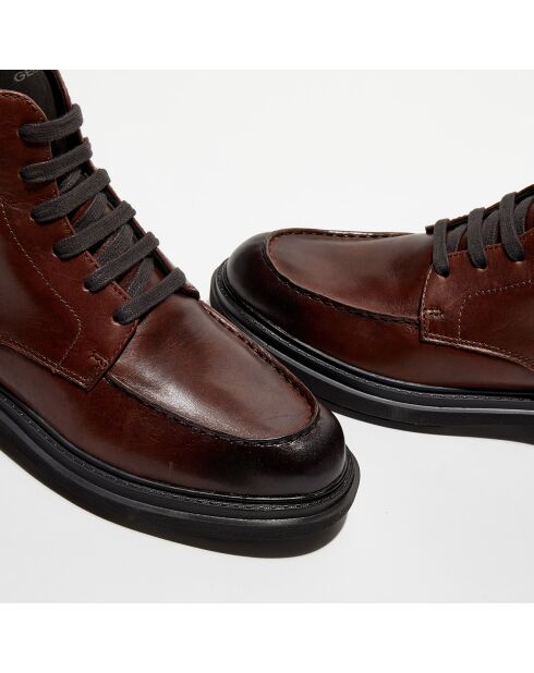 Boots en Cuir Faloria café
