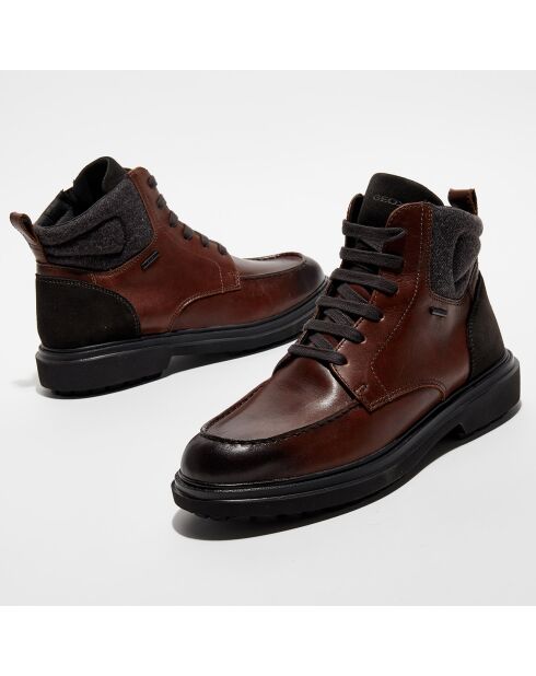Boots en Cuir Faloria café