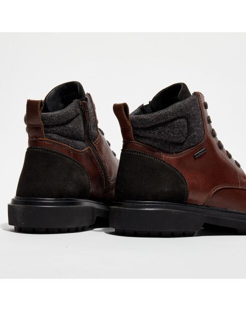 Boots en Cuir Faloria café