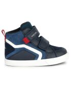 Baskets en Cuir Kilwi bleu marine