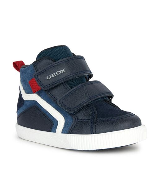 Baskets en Cuir Kilwi bleu marine