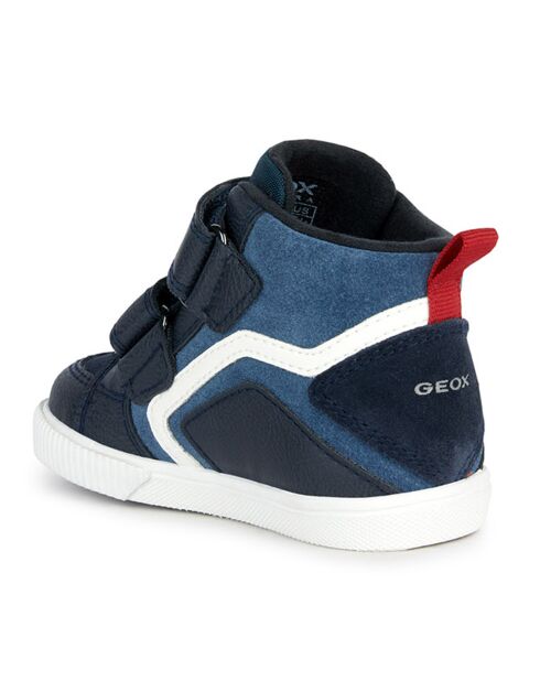 Baskets en Cuir Kilwi bleu marine