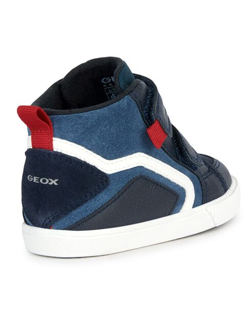 Baskets en Cuir Kilwi bleu marine