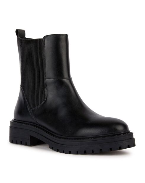 Chelsea Boots en Cuir Iridea noires