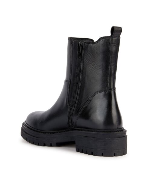 Chelsea Boots en Cuir Iridea noires