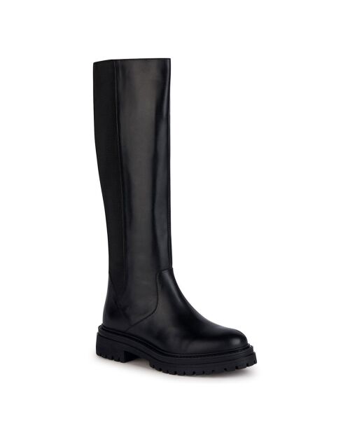 Bottes en Cuir Iridea noires