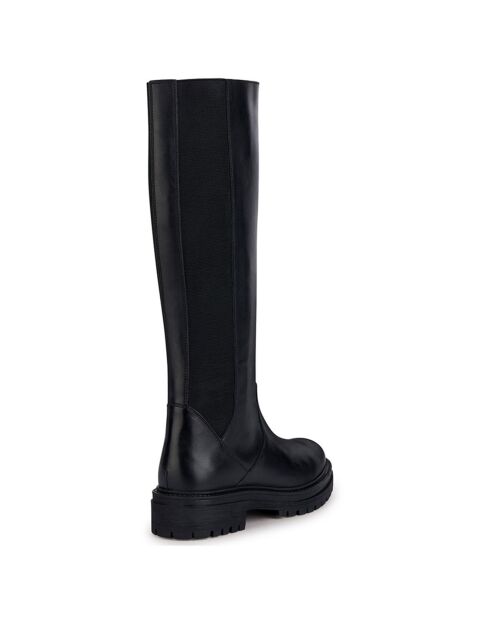 Bottes en Cuir Iridea noires