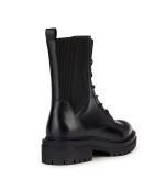 Boots en Cuir Iridea noires - Talon 5 cm