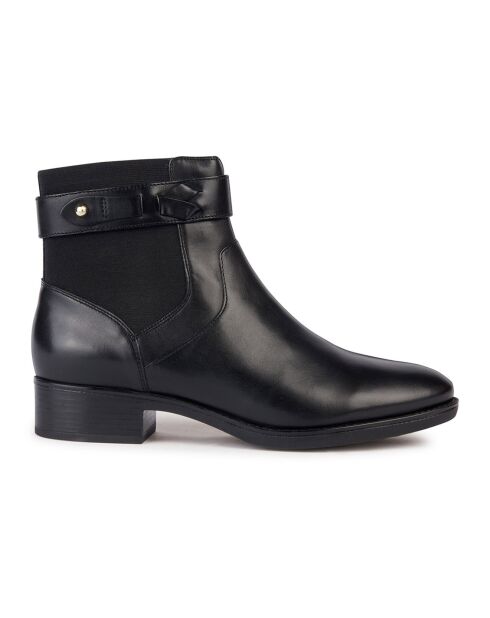 Boots en Cuir Felicity noires