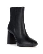 Boots en Cuir Teulada noires - Talon 9 cm