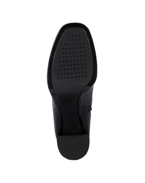 Bottines en Cuir Teulada noires - Talon 9 cm