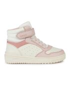Baskets Washiba rose/blanc