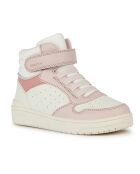 Baskets Washiba rose/blanc