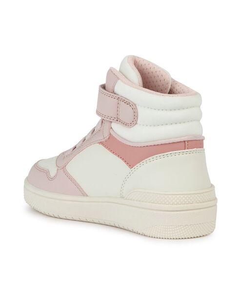 Baskets Washiba rose/blanc