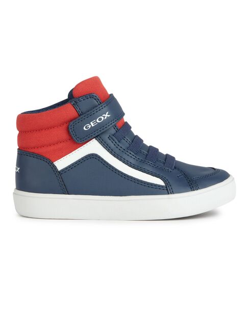 Baskets Gisli bleu/rouge