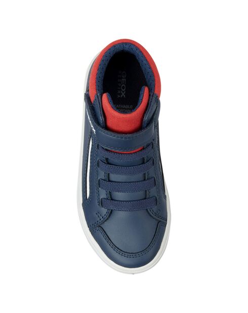 Baskets Gisli bleu/rouge