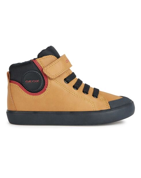 Baskets Gisli camel/noir