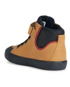 Baskets Gisli camel/noir