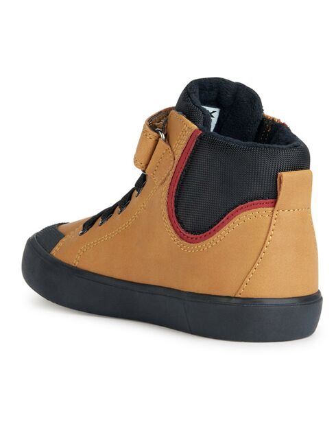 Baskets Gisli camel/noir