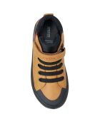 Baskets Gisli camel/noir