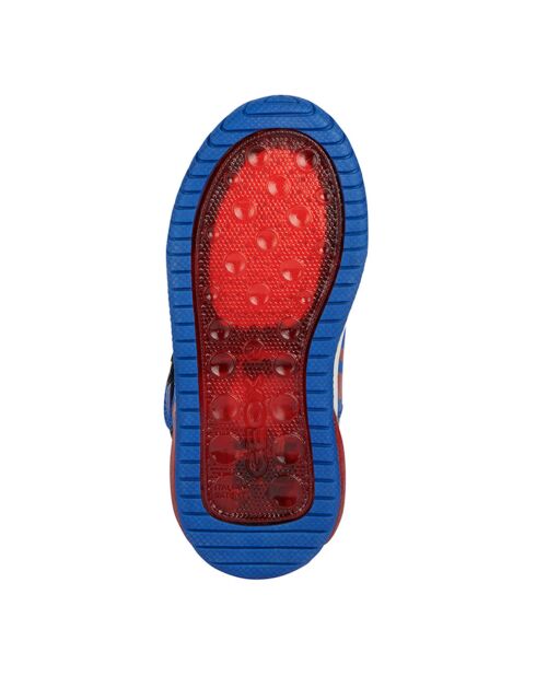 Baskets Inek LED bleu/rouge