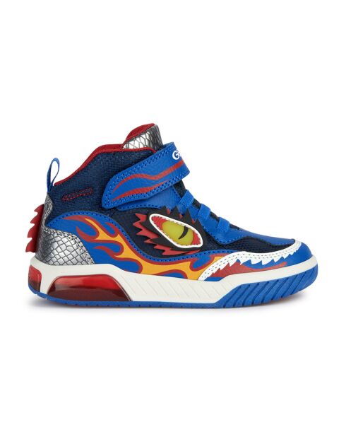 Baskets Inek LED bleu/rouge