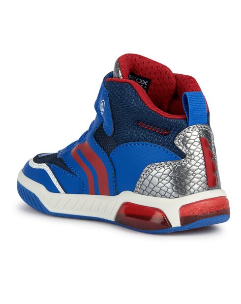Baskets Inek LED bleu/rouge