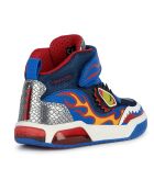 Baskets Inek LED bleu/rouge