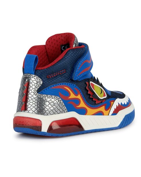 Baskets Inek LED bleu/rouge
