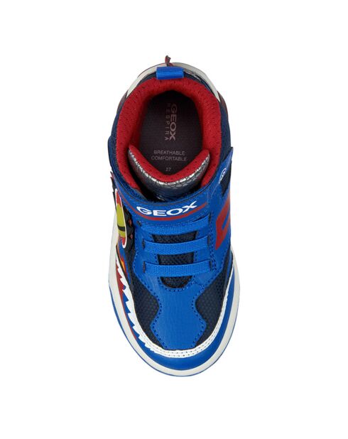 Baskets Inek LED bleu/rouge